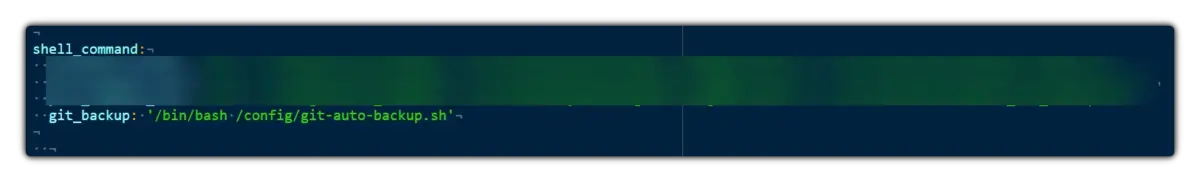 Home Assistant Configuration Yaml file "Shell Command" Section